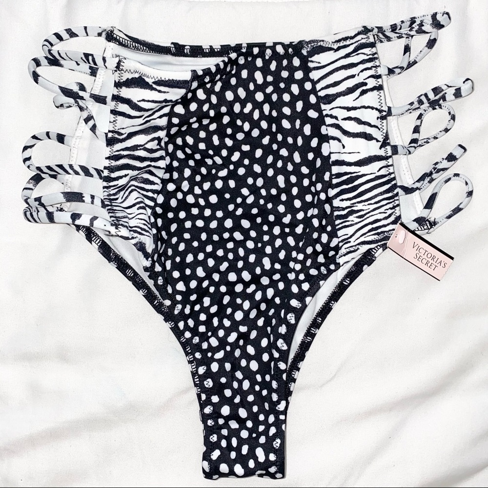 Victoria’s Secret High Waisted Printed Swimsuit